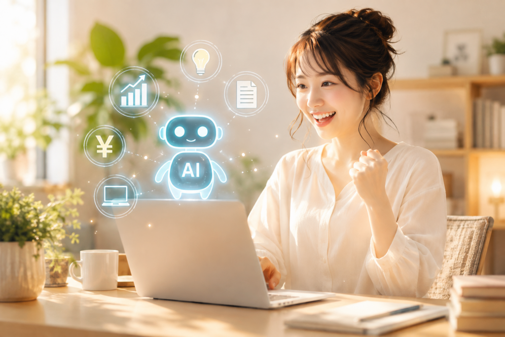 知識ゼロから始めるAI×副業！月5万稼ぐための最短ロードマップ