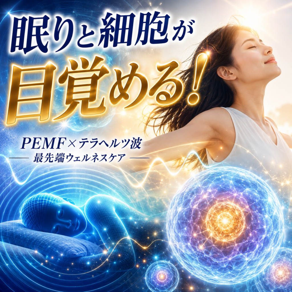 【専門医も注目の最新ウェルネス】PEMFとテラヘルツ波とは？大谷翔平選手らトップアスリートも導入する理由と効果を徹底解説